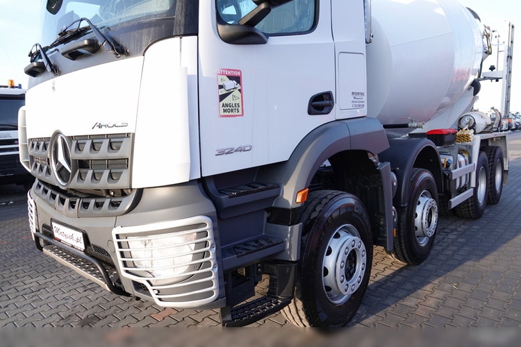 Mercedes AROCS 3240 / 8x4 / GRUSZKA 9m3 / BETONOMIESZARKA / EURO 6 /   2021 ROK zdjęcie 6