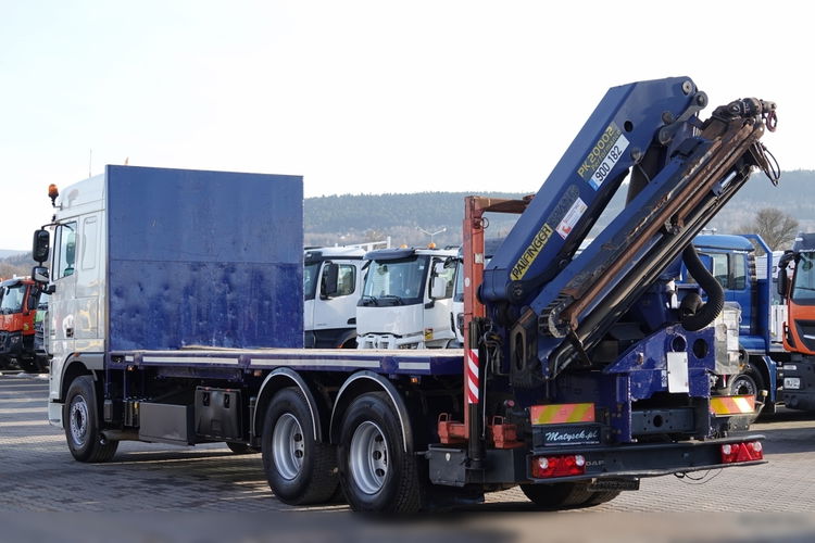 DAF XF 460 / 6x2 / SKRZYNIOWY 6.9 M + HDS PALFINGER PK 20002 / STEROWANIE RADIOWE / ROTATOR  zdjęcie 13