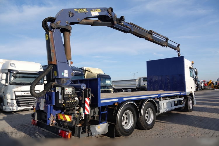 DAF XF 460 / 6x2 / SKRZYNIOWY 6.9 M + HDS PALFINGER PK 20002 / STEROWANIE RADIOWE / ROTATOR  zdjęcie 6