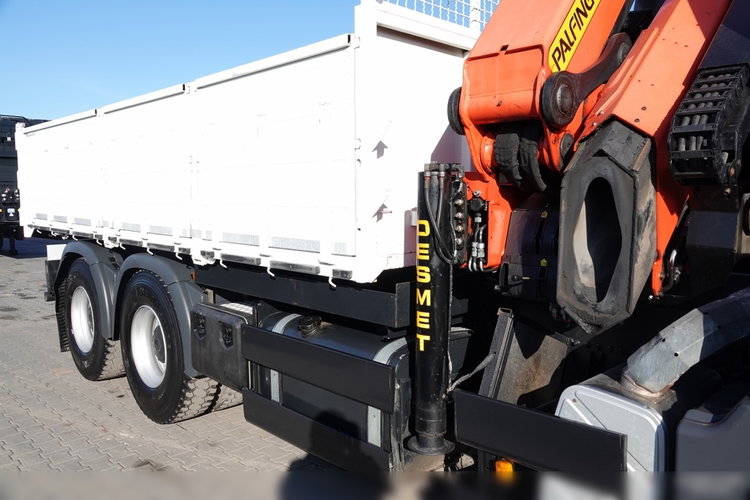 MAN TGS 26.320 / 6x4 / WYWROTKA TYLNO ZDYP - 5.3 M + HDS PALFINGER PK 27002 / STEROWANIE RADIOWE / ROTATOR / HDS ZA KABINĄ / UAL  zdjęcie 18