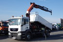 MAN TGS 26.320 / 6x4 / WYWROTKA TYLNO ZDYP - 5.3 M + HDS PALFINGER PK 27002 / STEROWANIE RADIOWE / ROTATOR / HDS ZA KABINĄ / UAL  zdjęcie 1
