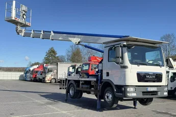 MAN TGL 8.150 Zwyżka MULTITEL 220 ALU Podnośnik Koszowy