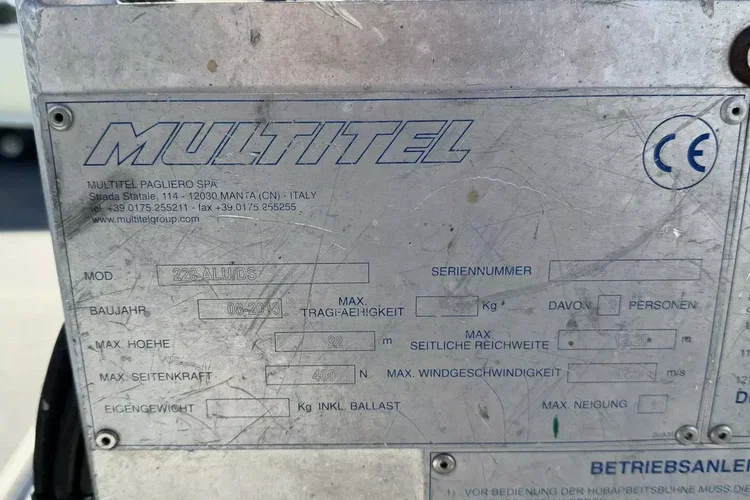 MAN TGL 8.150 Zwyżka MULTITEL 220 ALU Podnośnik Koszowy zdjęcie 20
