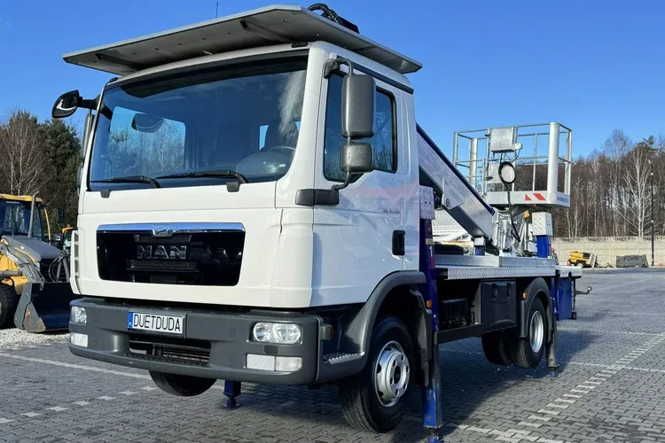 MAN TGL 8.150 Zwyżka MULTITEL 220 ALU Podnośnik Koszowy zdjęcie 6