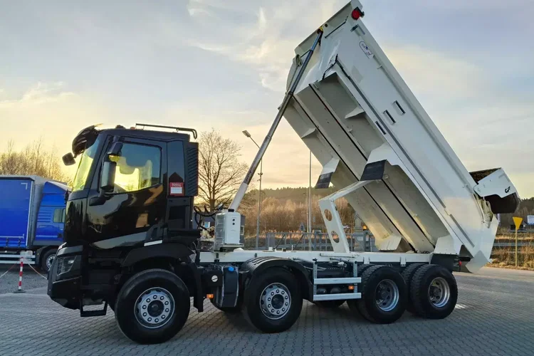 Renault C480 SILNIK 13L / 8x4 / WYWROTKA / HYDRAULICZNA TYLNA KLAPA / zdjęcie 2