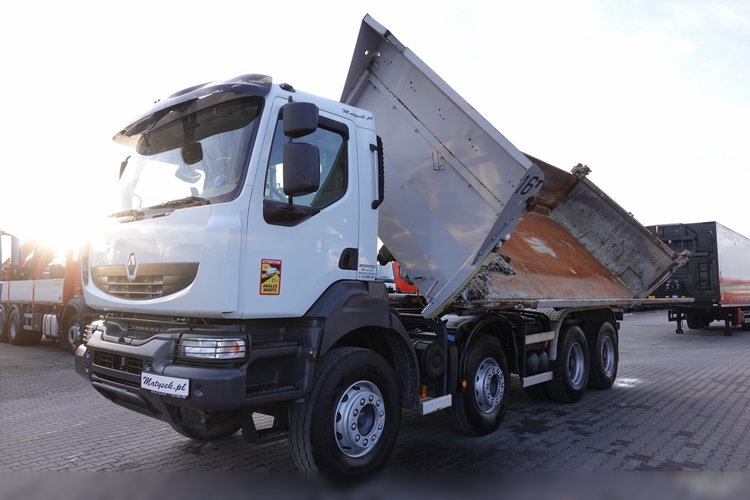 Renault KERAX 460 / 8x4 / WYWROTKA / HYDROBURTA / BORDMATIC / SPROWADZONA  zdjęcie 9