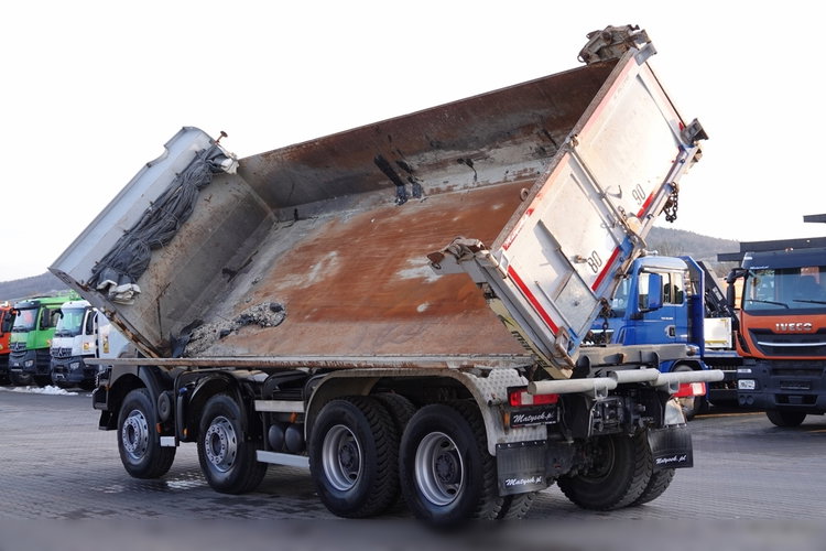 Renault KERAX 460 / 8x4 / WYWROTKA / HYDROBURTA / BORDMATIC / SPROWADZONA  zdjęcie 11