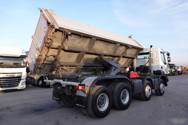 Renault KERAX 460 / 8x4 / WYWROTKA / HYDROBURTA / BORDMATIC / SPROWADZONA  zdjęcie 12