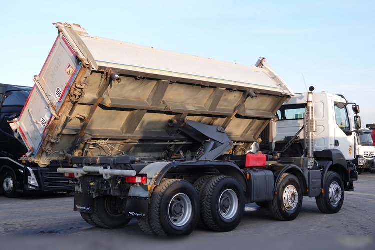 Renault KERAX 460 / 8x4 / WYWROTKA / HYDROBURTA / BORDMATIC / SPROWADZONA  zdjęcie 13