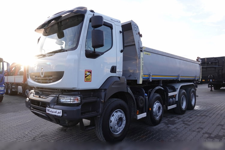 Renault KERAX 460 / 8x4 / WYWROTKA / HYDROBURTA / BORDMATIC / SPROWADZONA  zdjęcie 17