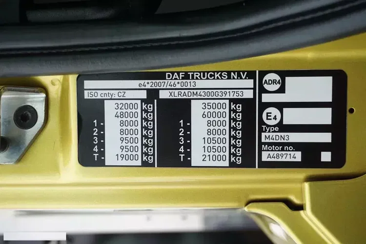 DAF CF / 480 / E 6 / WYWROTKA / 8 X 4 / HYDROBURTA zdjęcie 11