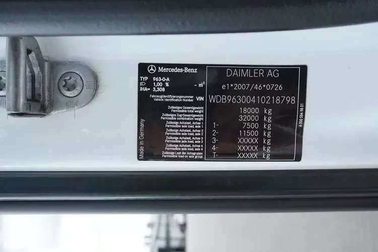 Mercedes ACTROS / 1830 ACC / E 6 / ZESTAW PRZEJAZDOWY 120 M3 / ŁAD. 15 000 KG zdjęcie 11