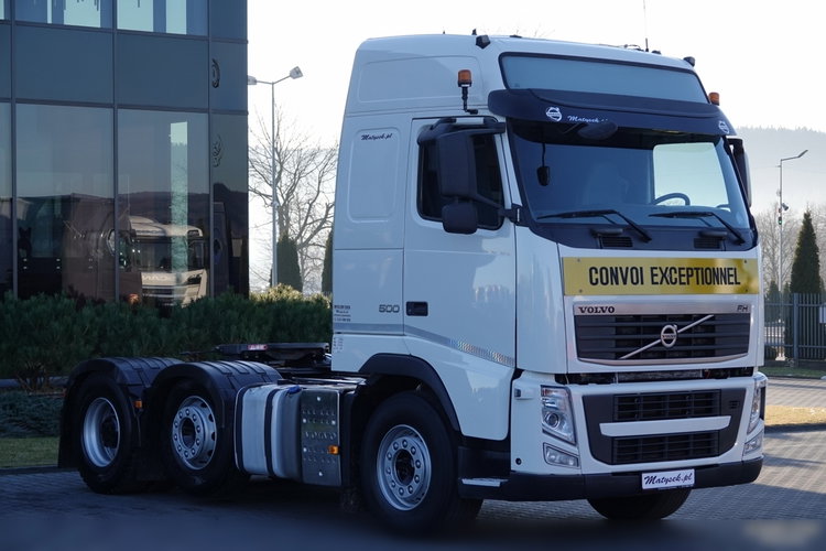 Volvo FH 500 / 6x2 / RETARDER / PEŁNY ADR / PUSHER / OŚ PODNOSZONA / DMC: 65.000 KG / 3 osiowy / EEV / SPROWADZONY  zdjęcie 2