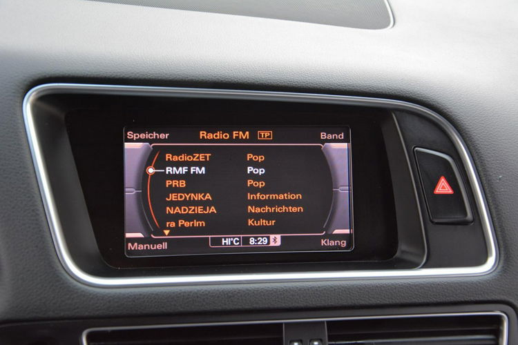 Audi Q5 Radar S-line Quattro Duża Navi Skóry Webasto Czarna Podsufitka Aso zdjęcie 31
