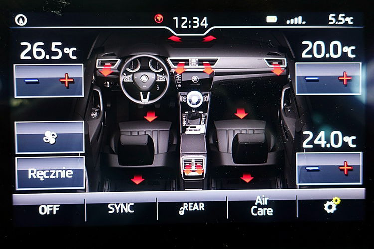 Skoda Superb 4x4 272 KM STYLE+DSG GWARANCJA 1wł Kraj Bezwypad F23% 4x2 zdjęcie 29