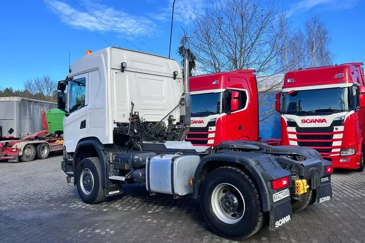 SCANIA XT g450 4x4 NG z hydrauliką nowy model kabina syp. z Niemiec zdjęcie 11