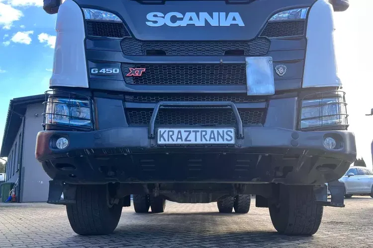 SCANIA XT g450 4x4 NG z hydrauliką nowy model kabina syp. z Niemiec zdjęcie 13