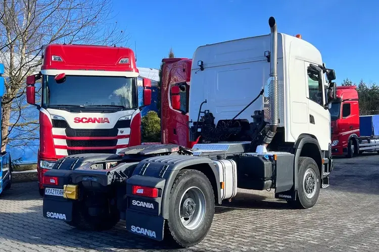 SCANIA XT g450 4x4 NG z hydrauliką nowy model kabina syp. z Niemiec zdjęcie 8