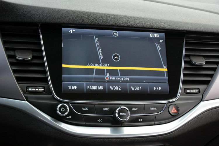 Opel Astra Xenon Ledy Duża Navi Klimatronic Grz. kierownica As. Pasa 2xParktr. zdjęcie 26