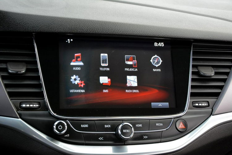 Opel Astra Xenon Ledy Duża Navi Klimatronic Grz. kierownica As. Pasa 2xParktr. zdjęcie 27