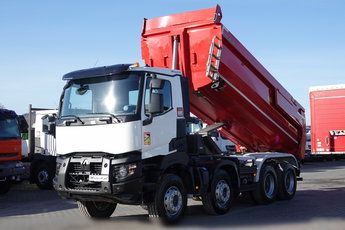 Renault K 440 / 8x4 / WYWROTKA TYLNOZSYP / MEILLER KIPER / 2017 ROK / EURO 6 / PO KONTRAKCIE SERWISOWYM