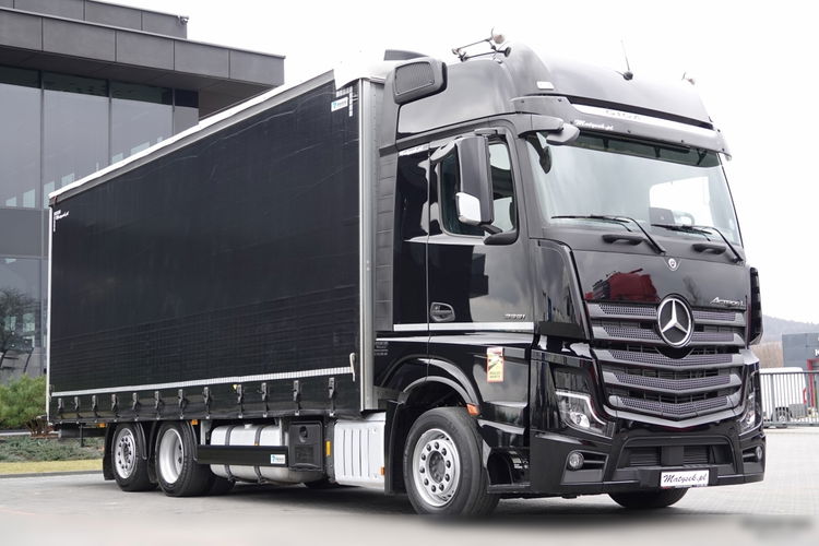 Mercedes ACTROS 2551 / 6x2 / FIRANKA - 7.8 m / SOLÓWKA / PODNOSZONY DACH / 2023 ROK / KLIMA POSTOJOWA / PO ZŁOTYM KONTRAKCIE SERWISOWYM / zdjęcie 1