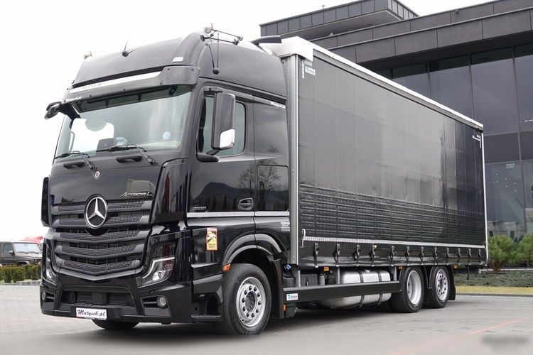 Mercedes ACTROS 2551 / 6x2 / FIRANKA - 7.8 m / SOLÓWKA / PODNOSZONY DACH / 2023 ROK / KLIMA POSTOJOWA / PO ZŁOTYM KONTRAKCIE SERWISOWYM / zdjęcie 5