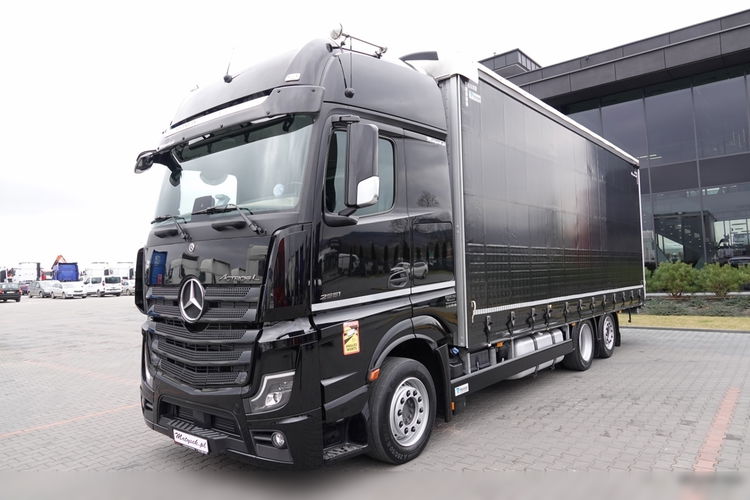 Mercedes ACTROS 2551 / 6x2 / FIRANKA - 7.8 m / SOLÓWKA / PODNOSZONY DACH / 2023 ROK / KLIMA POSTOJOWA / PO ZŁOTYM KONTRAKCIE SERWISOWYM / zdjęcie 6