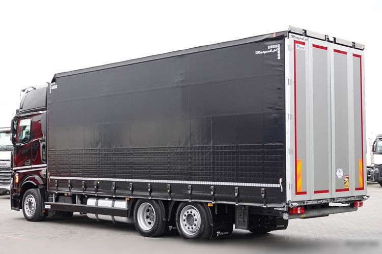 Mercedes ACTROS 2551 / 6x2 / FIRANKA - 7.8 m / SOLÓWKA / PODNOSZONY DACH / 2023 ROK / KLIMA POSTOJOWA / PO ZŁOTYM KONTRAKCIE SERWISOWYM / zdjęcie 8
