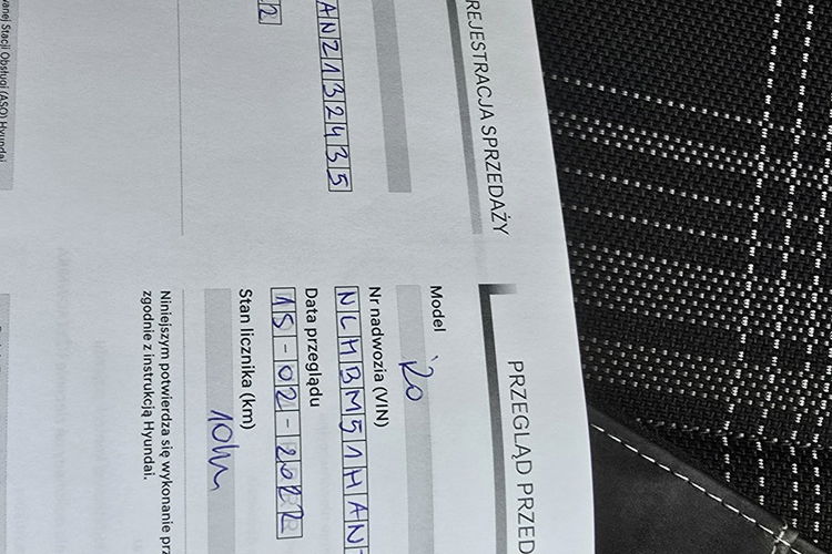 Hyundai i20 1.2 benzyna / I-rej. 2022r. Salon PL I-właściciel / zdjęcie 12