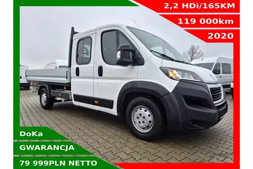 Peugeot Boxer DoKa 79999zł NETTO 2.2HDi/165KM