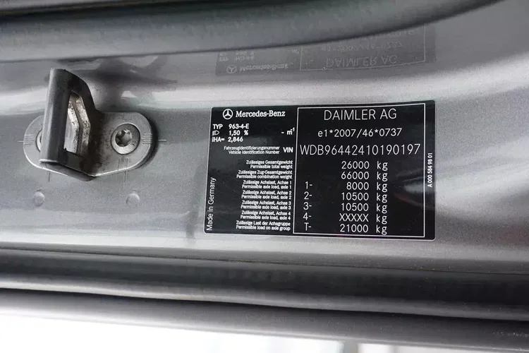 Mercedes AROCS / 2645 / E 6 / ACC / 6 X 6 / + NACZEPA WYWROTKA / RETARDER zdjęcie 11