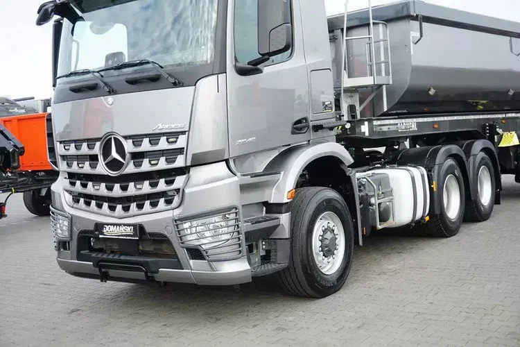 Mercedes AROCS / 2645 / E 6 / ACC / 6 X 6 / + NACZEPA WYWROTKA / RETARDER zdjęcie 33