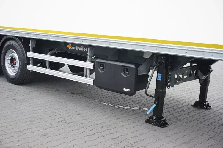 LECITRAILER / KONTENER / ROLETA / WINDA / OŚ PODNOSZONA / JAK NOWA zdjęcie 15