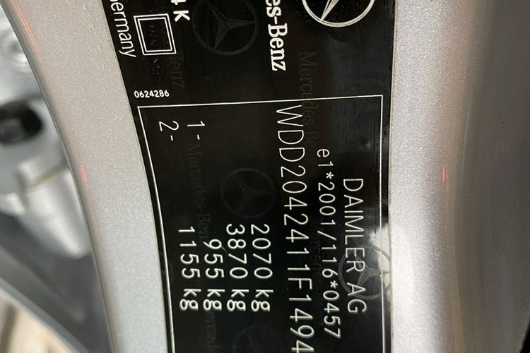 Mercedes C 200 Bardzo zadbana - 100% oryginalny przebieg.NOWY ROZRZĄD zdjęcie 30