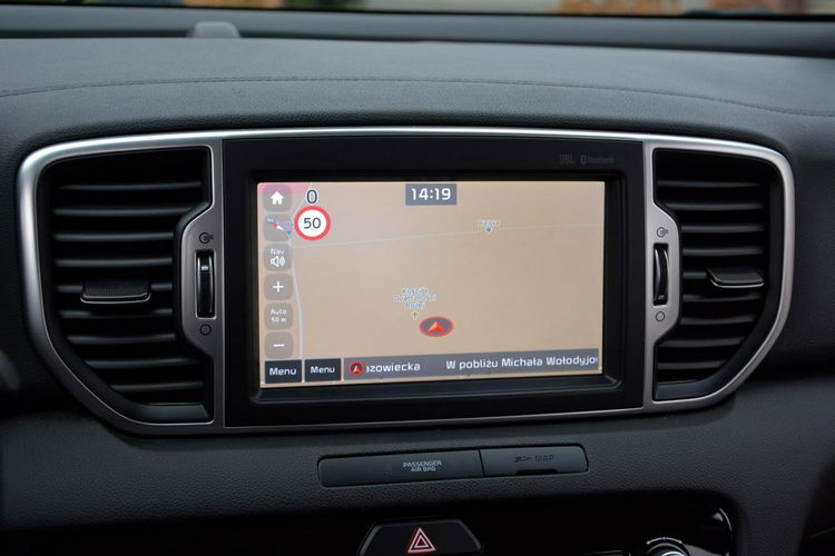 Sportage Skóry Ledy JBL Navi Kamera 2xParktonic el. Fotele Aso Kia zdjęcie 28