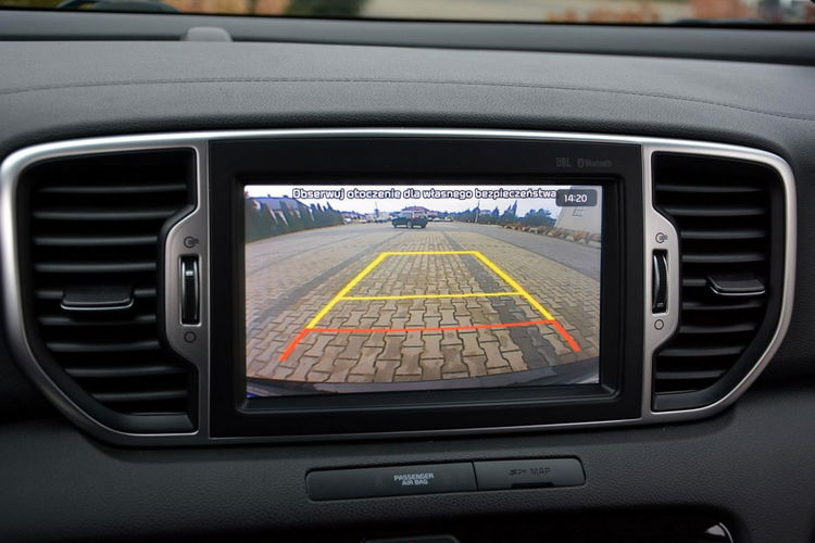 Sportage Skóry Ledy JBL Navi Kamera 2xParktonic el. Fotele Aso Kia zdjęcie 33