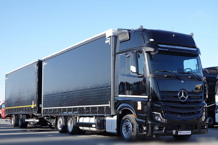 Mercedes ACTROS 2551 / ZESTAW TANDEM PRZEJAZDOWY 120 M3 / GIGA SPACE / 2023 ROK / KLIMA POSTOJOWA / PO KONTRAKCIE SERWISOWYM zdjęcie 5
