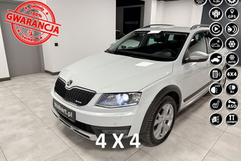 Skoda Octavia SCOUT 2.0 TDI 184KM DSG 4x4 AppleCar Bi-Xenon Duża Navi Tempomat Black