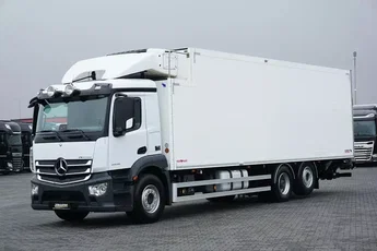 Mercedes / ANTOS / 2535 / EURO 6 / CHŁODNIA + WINDA / 23 PALETY / OŚ SKRĘTNA