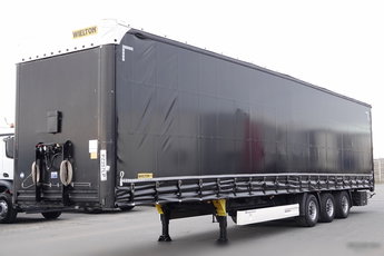 Wielton / FIRANKA / MEGA / LOWDECK / OŚ PODNOSZONA / 2016 ROK / DACH PODNOSZONY