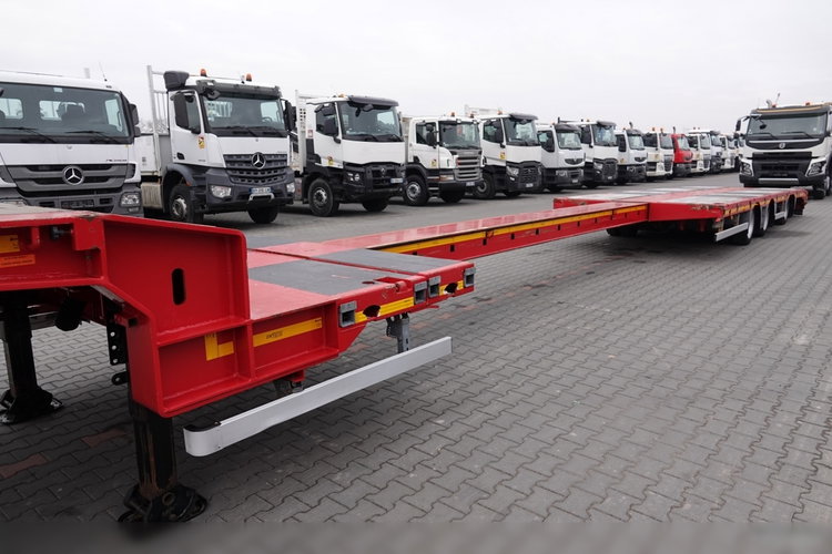 EMTECH / NACZEPA LAWETA / NISKOPODWOZIE / ROZCIĄGANA /  DŁUGOŚĆ : 16 M / 2021 ROK zdjęcie 12