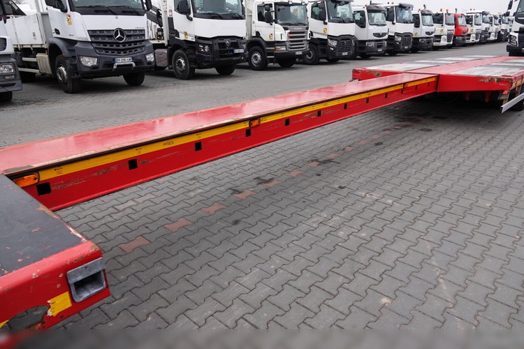 EMTECH / NACZEPA LAWETA / NISKOPODWOZIE / ROZCIĄGANA /  DŁUGOŚĆ : 16 M / 2021 ROK zdjęcie 13