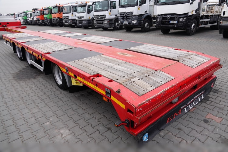 EMTECH / NACZEPA LAWETA / NISKOPODWOZIE / ROZCIĄGANA /  DŁUGOŚĆ : 16 M / 2021 ROK zdjęcie 15