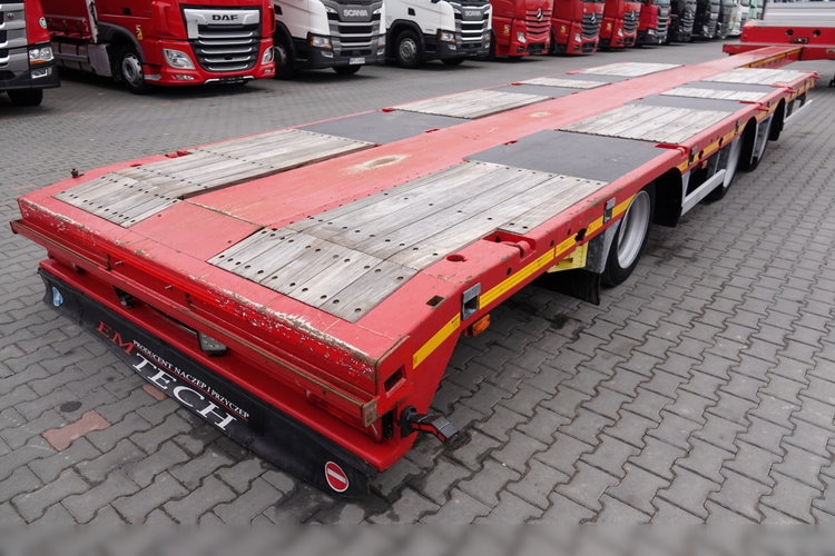 EMTECH / NACZEPA LAWETA / NISKOPODWOZIE / ROZCIĄGANA /  DŁUGOŚĆ : 16 M / 2021 ROK zdjęcie 17