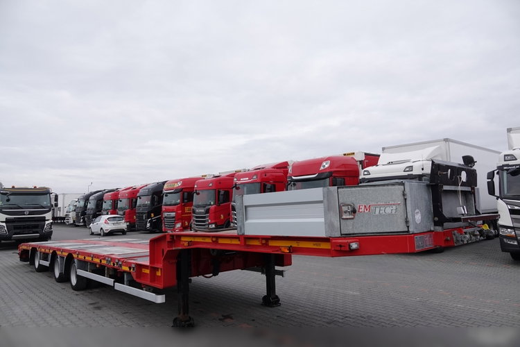 EMTECH / NACZEPA LAWETA / NISKOPODWOZIE / ROZCIĄGANA /  DŁUGOŚĆ : 16 M / 2021 ROK zdjęcie 33
