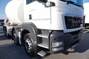 MAN TGS 32.400 / 8X4 / BETONOMIESZARKA / GRUSZKA 9M3 / EURO 5 zdjęcie 9