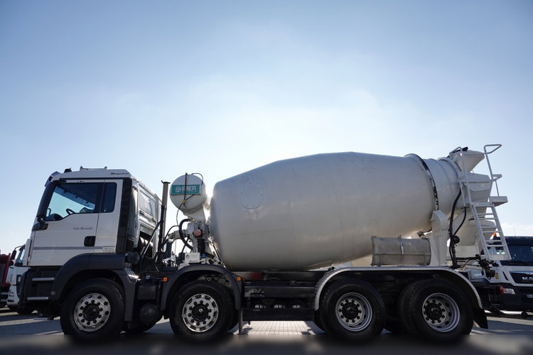 MAN TGS 32.400 / 8X4 / BETONOMIESZARKA / GRUSZKA 9M3 / EURO 5 zdjęcie 12