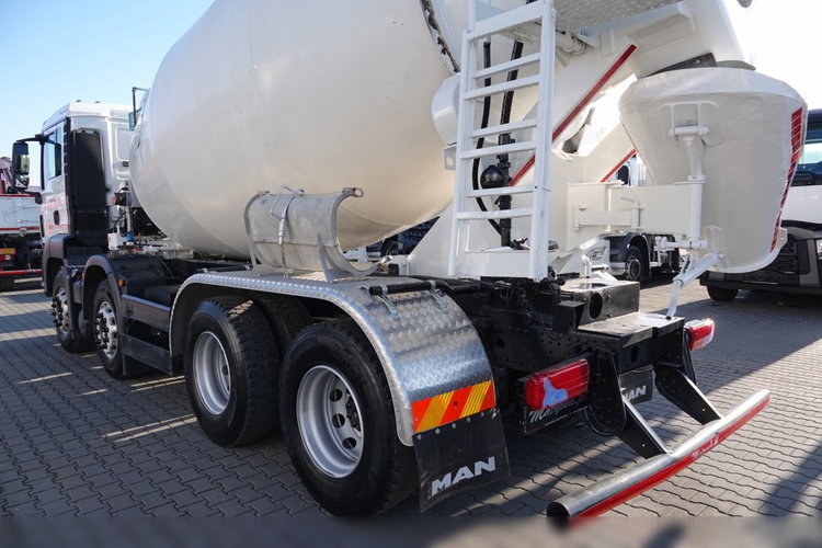 MAN TGS 32.400 / 8X4 / BETONOMIESZARKA / GRUSZKA 9M3 / EURO 5 zdjęcie 13