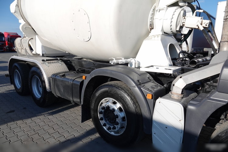 MAN TGS 32.400 / 8X4 / BETONOMIESZARKA / GRUSZKA 9M3 / EURO 5 zdjęcie 17